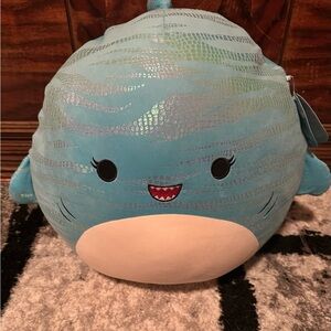NWT Squishmallow 16 inch Lamar Whale Shark Soft Cuddly